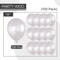 Pearl White Balloons 100 pcs 12 Inch White Latex Balloons for Wedding Bridal Graduation Engagement Baby Shower Gender Reveal Easter Anniversary Birthday Party Decorations White-Z30